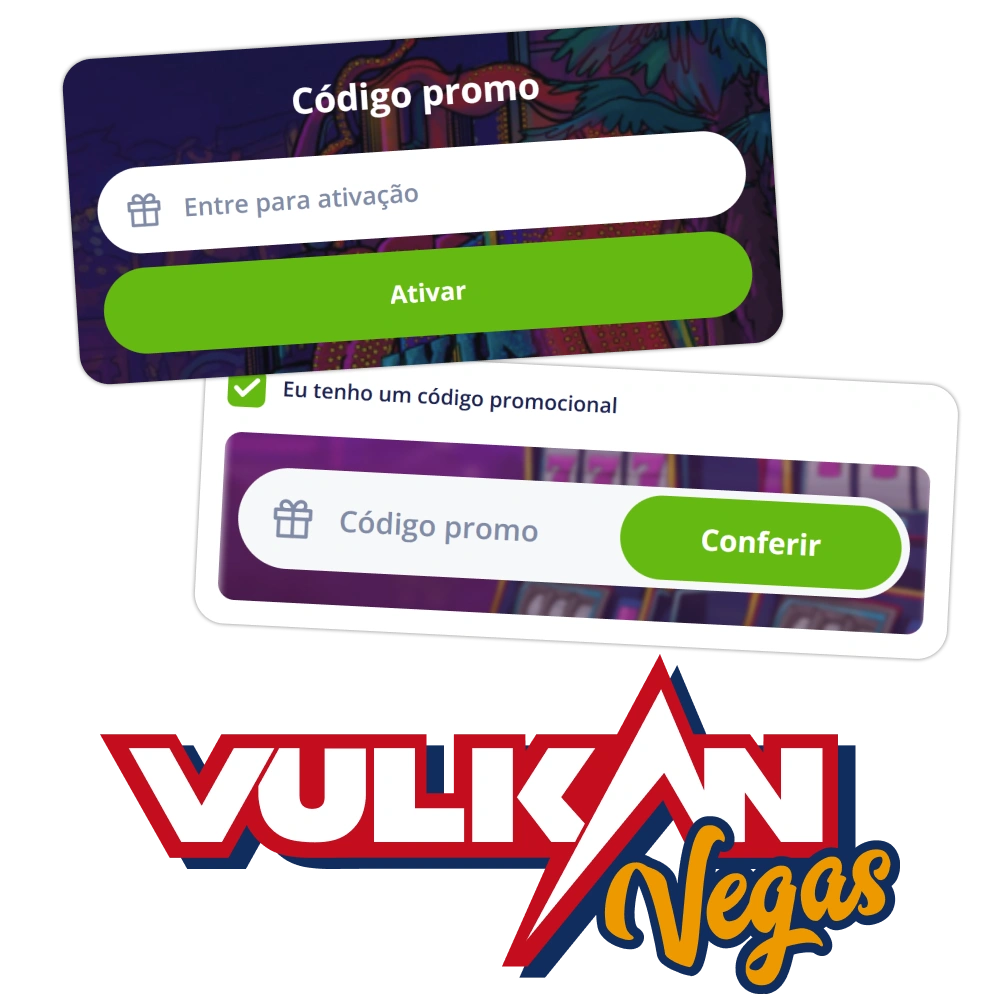 Use os códigos promocionais da Vulkan Vegas para obter mais vantagens ao jogar.