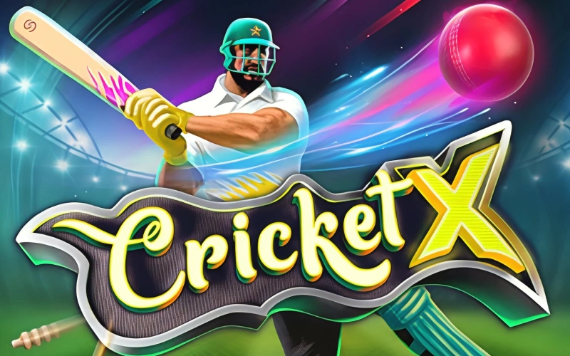 Marque pontos no CricketX disponível nos jogos do Vulkan Vegas.