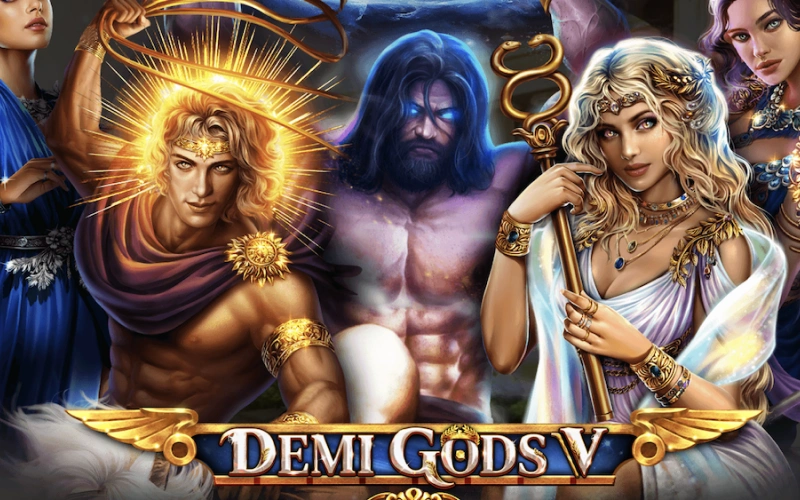 Experimente a aventura de Demi Gods V nos jogos Vulkan Vegas.