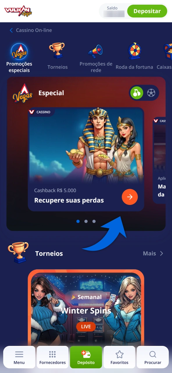 Ative agora seu bônus na página Vulkan Vegas.