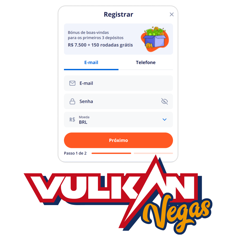 Crie sua conta no Vulkan Vegas e comece a ganhar.
