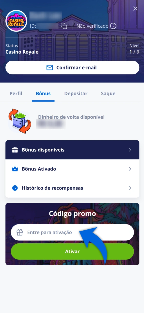 Ative sua oferta de Giros Grátis no Vulkan Vegas.